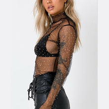 Load image into Gallery viewer, Crystal Mesh Tee