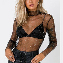 Load image into Gallery viewer, Crystal Mesh Tee