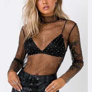 Crystal Mesh Tee
