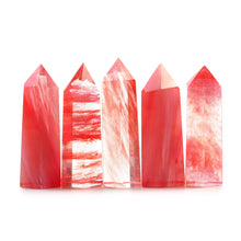 Load image into Gallery viewer, 1pcs Natural Red Fluorite Quartz Crystal Point