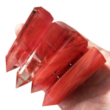 Load image into Gallery viewer, 1pcs Natural Red Fluorite Quartz Crystal Point
