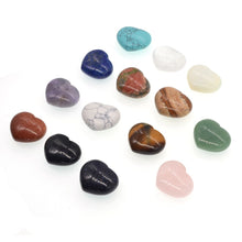 Load image into Gallery viewer, Pair of heart shaped crystals