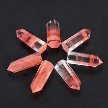 Load image into Gallery viewer, 1pcs Natural Red Fluorite Quartz Crystal Point