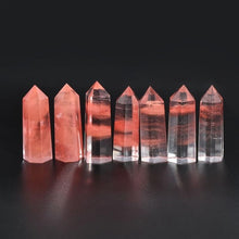 Load image into Gallery viewer, 1pcs Natural Red Fluorite Quartz Crystal Point