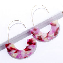 Load image into Gallery viewer, U Shape Resin Earrings