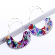 Load image into Gallery viewer, U Shape Resin Earrings