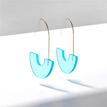 Load image into Gallery viewer, U Shape Resin Earrings