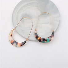 Load image into Gallery viewer, U Shape Resin Earrings