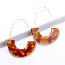 Load image into Gallery viewer, U Shape Resin Earrings