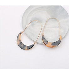 Load image into Gallery viewer, U Shape Resin Earrings