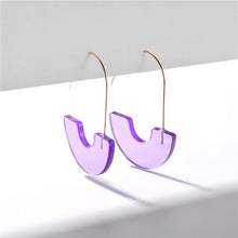 Load image into Gallery viewer, U Shape Resin Earrings