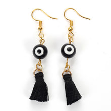 Load image into Gallery viewer, Turkish Lucky Eye Drop Earrings