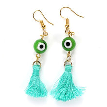 Load image into Gallery viewer, Turkish Lucky Eye Drop Earrings