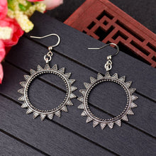 Load image into Gallery viewer, Sun Dangle Earrings