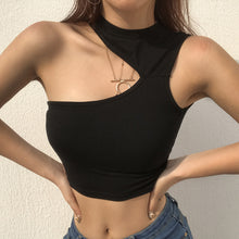 Load image into Gallery viewer, Black Cross Shoulder Halter