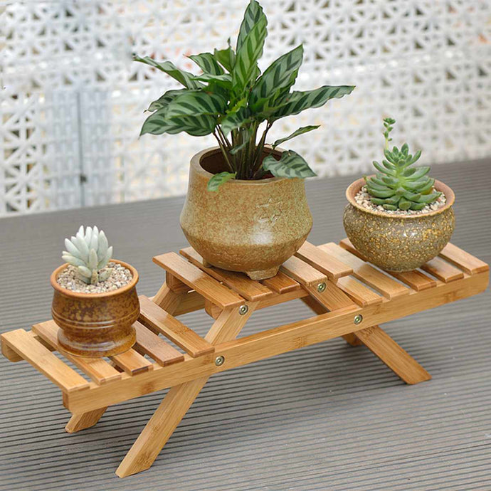 Bamboo Plant Shelf